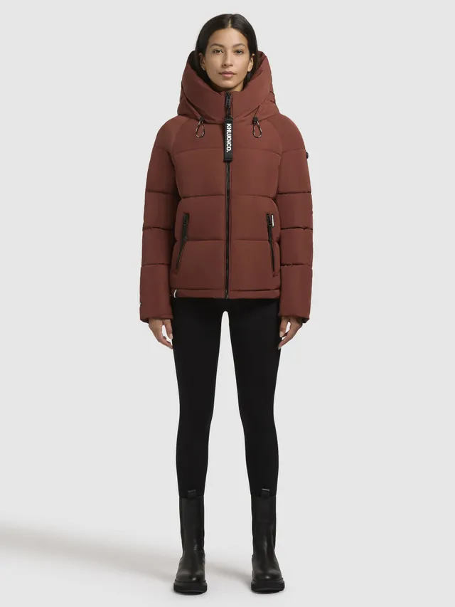 khujo-jacke-sume-damen-steppjacke-dunkelrot image 1