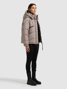 khujo-evande-damen-winterjacke-greige image 6