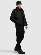 khujo-ground-damen-bomberjacke-mit-kunstfell-black image 2