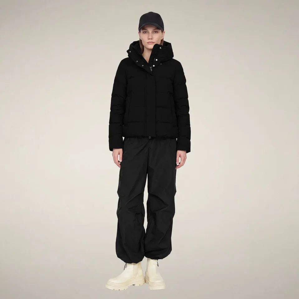 save-the-duck-arena-damen-parka-kurz-schwarz image 1