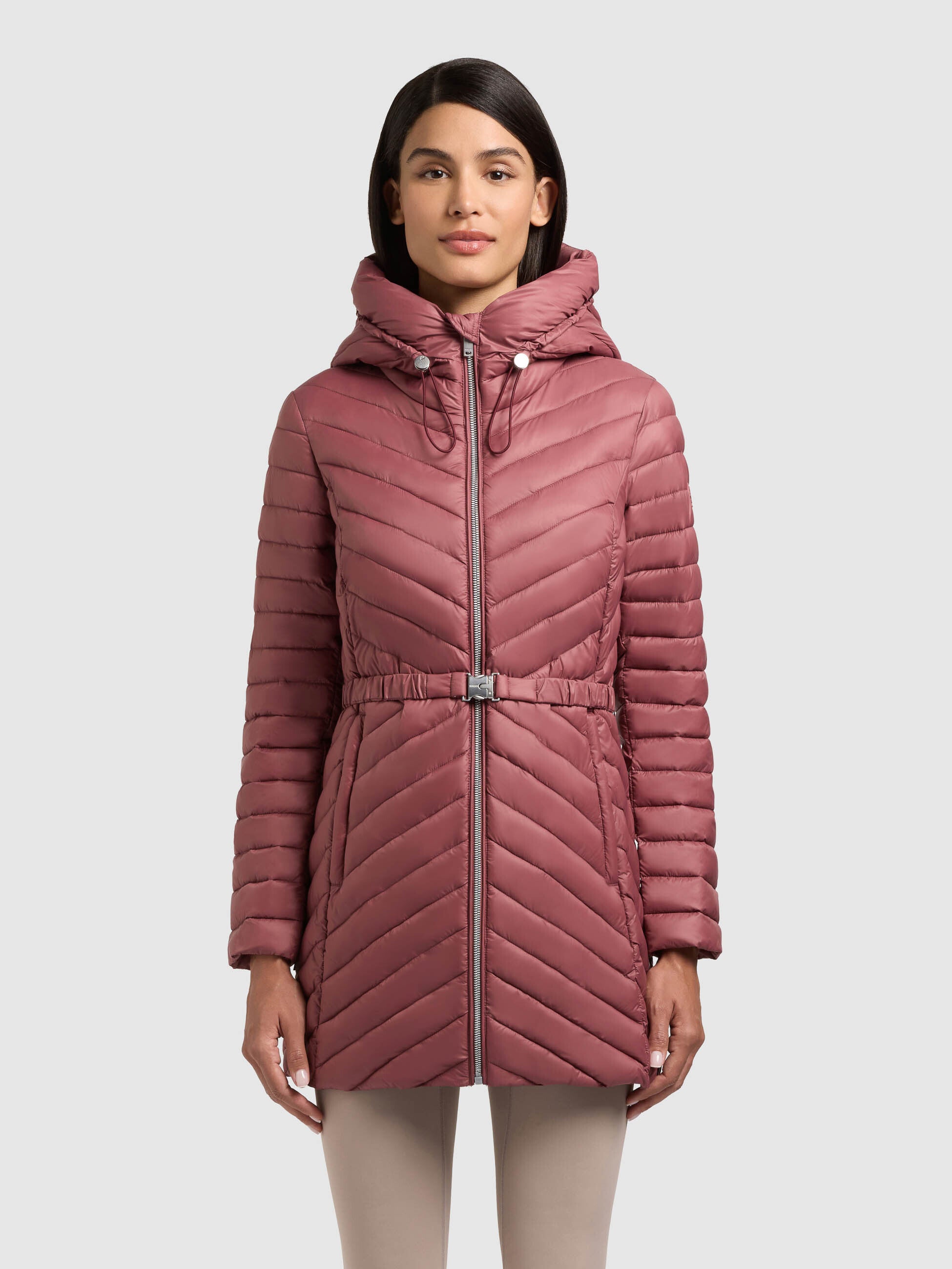 khujo-sola-damen-steppjacke-fuchsia-slim-fit image 4