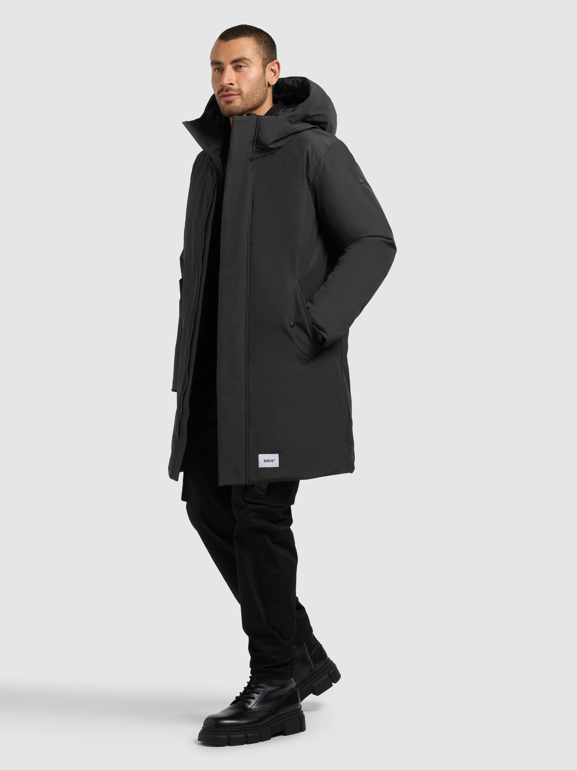 khujo-fogg-parka-mantel-obrage-grey-regular-fit image 2