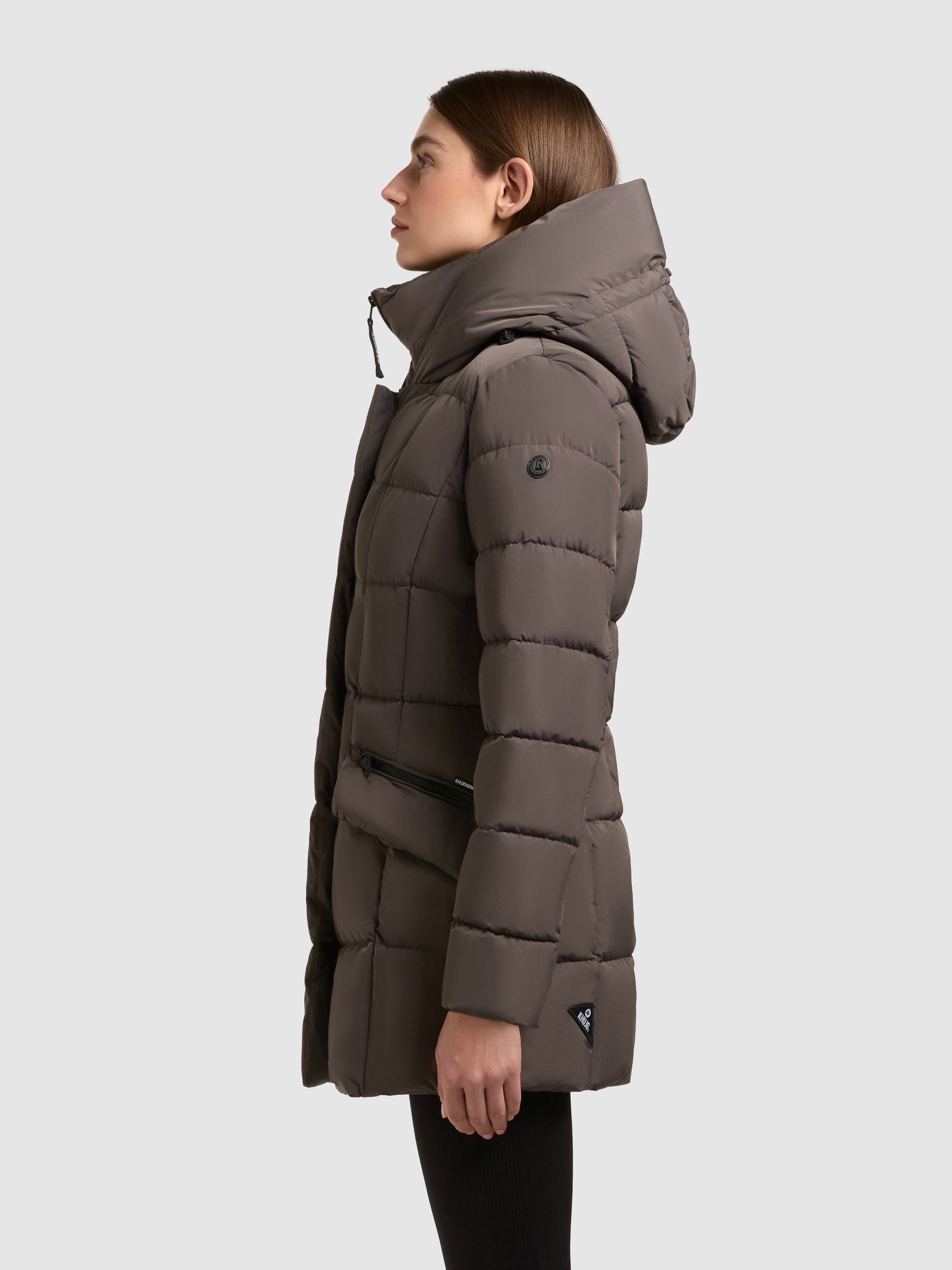 khujo-bric-graphite-grey-damen-steppjacke-mit-herausnehmbarem-einsatz image 5