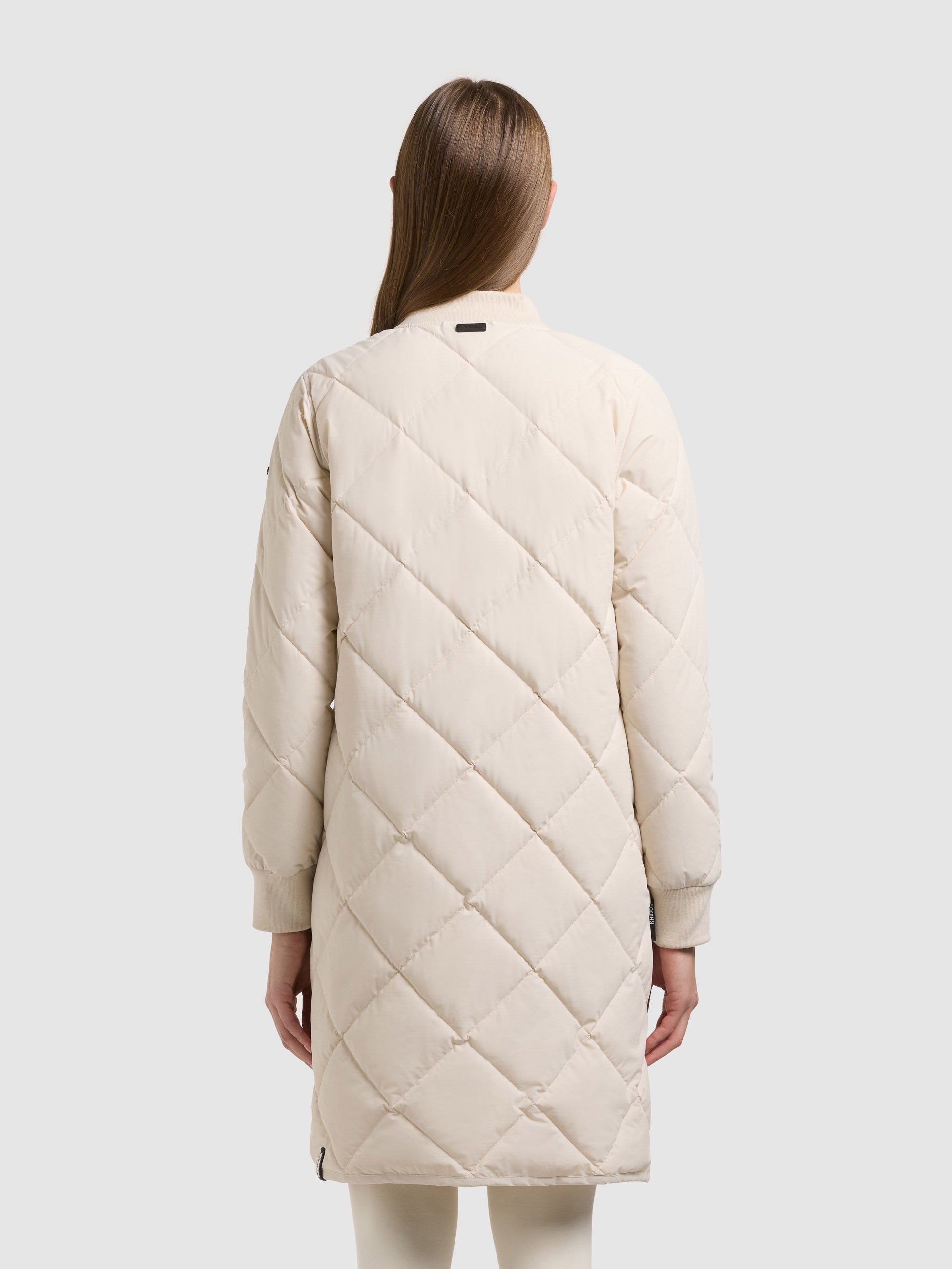 khujo-mantel-ymal2-oat-white-damen-kurzmantel-steppmantel-regular-fit image 3