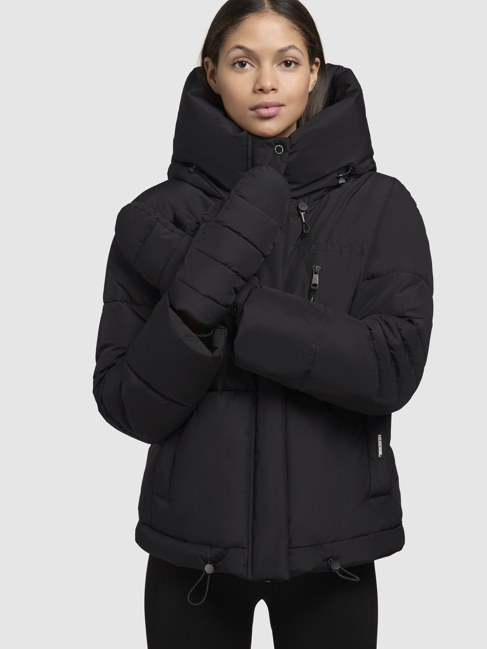 khujo-jacke-peeke-with-gloves-schwarz-damen-winterjacke image 8