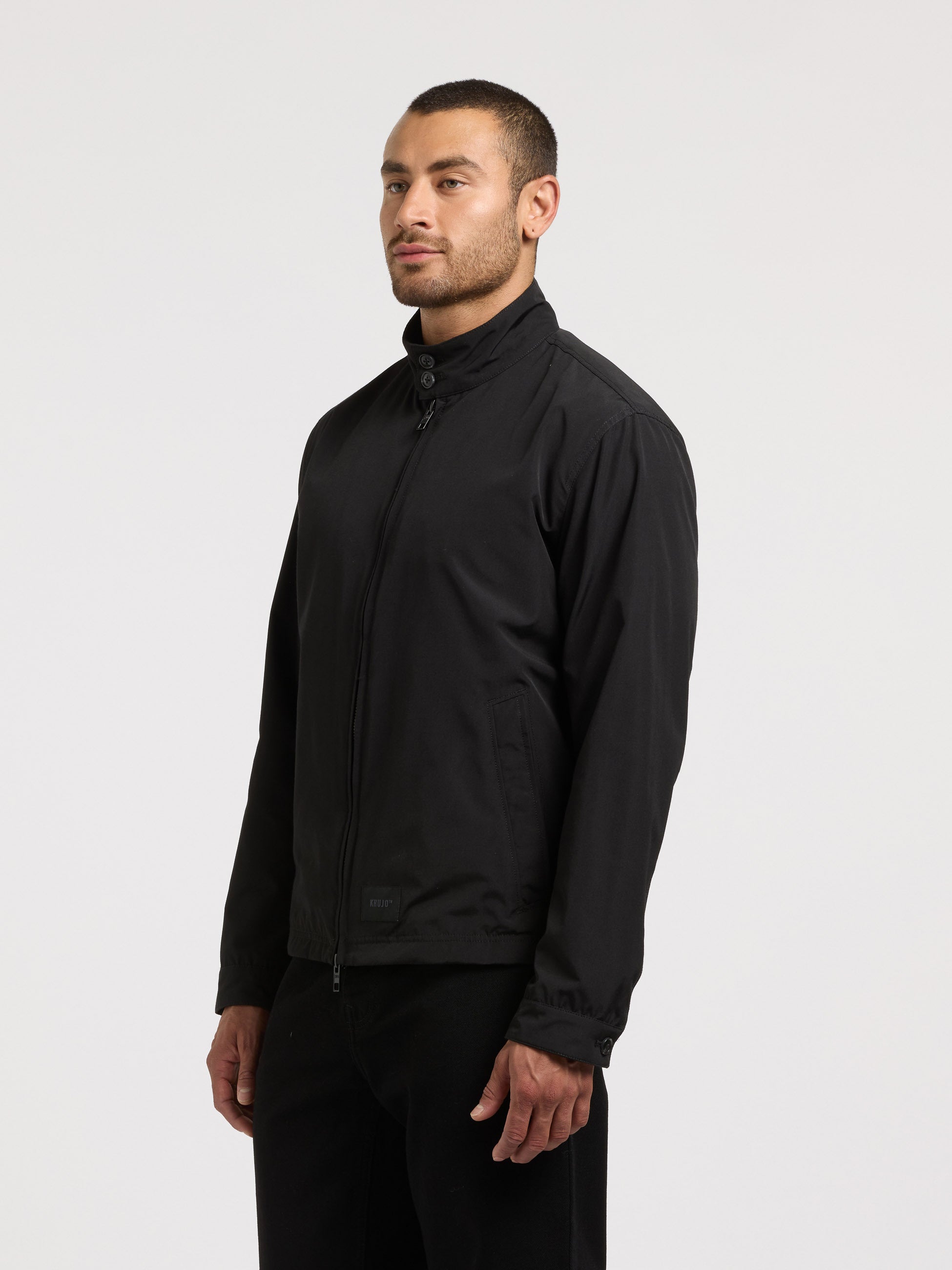 khujo-cover-jacke-black-blouson-sommerjacke-clean-urban image 5