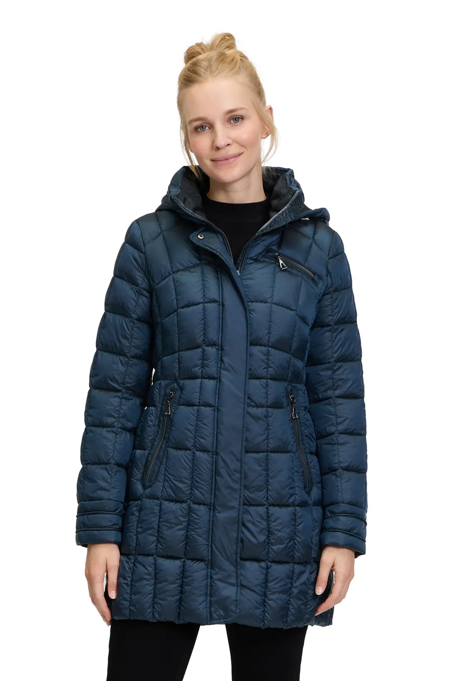 gil-bret-damen-nina-jacke-mit-nieten-detail-abnehmbarer-kapuze-und-stehkragen-85 image 1
