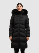 khujo-akkie-damen-steppmantel-black-mit-kapuze image 4