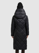 khujo-mantel-cilia-black-knielanger-steppmantel-regular-fit image 3