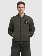 khujo-jacket-cicco-dark-green-damen-blouson-varsity-leicht-wattiert image 4