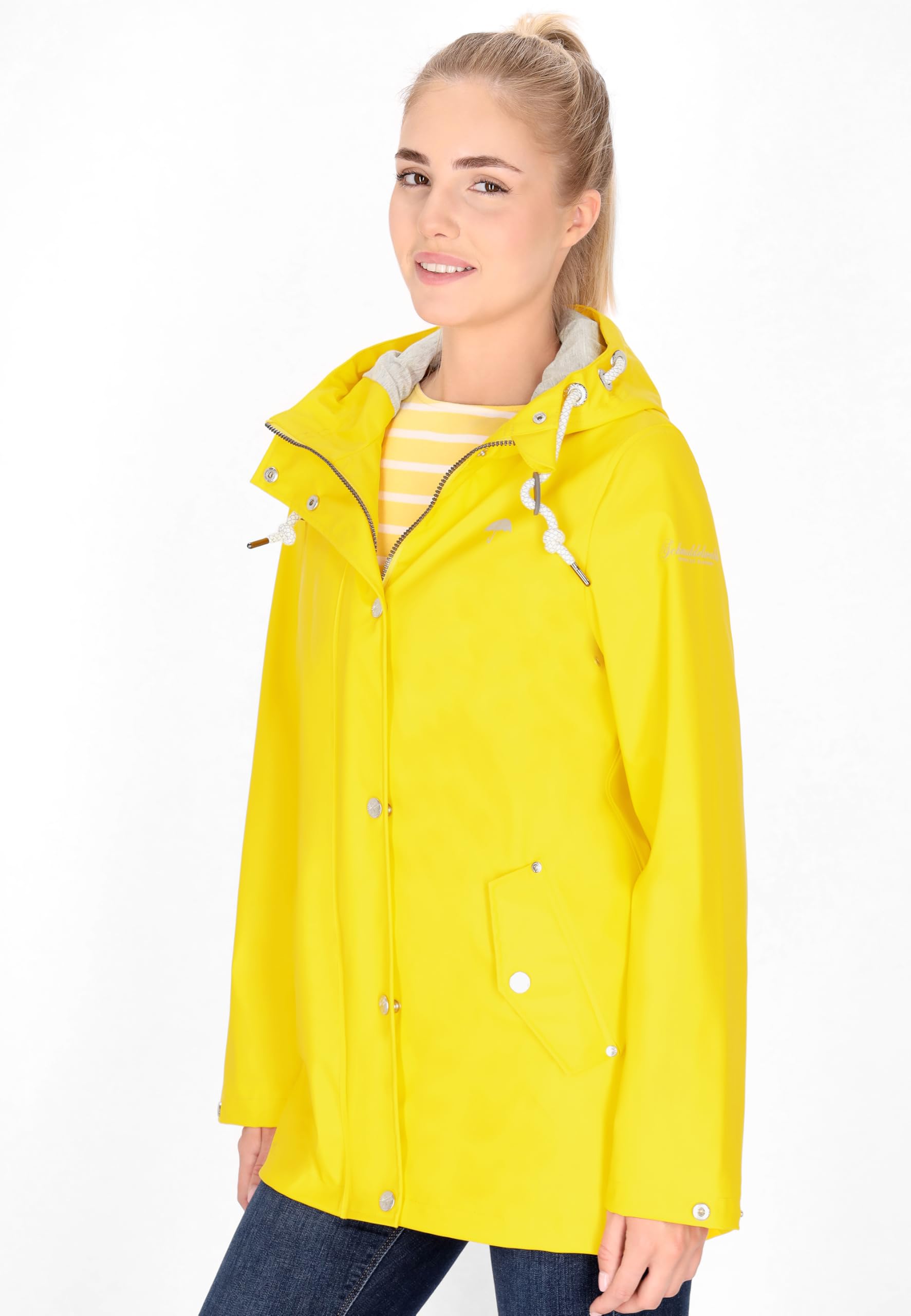 schmuddelwedda-damen-regenjacke-mit-kapuze-wetterfest-f-r-stadt-und-freizeit image 3