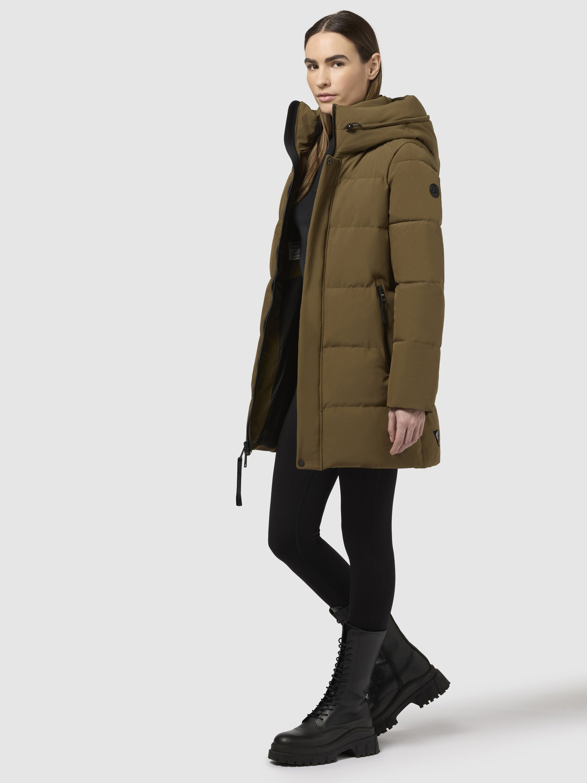 khujo-mantel-lola-damen-kurz-steppmantel-regular-fit-khaki image 2