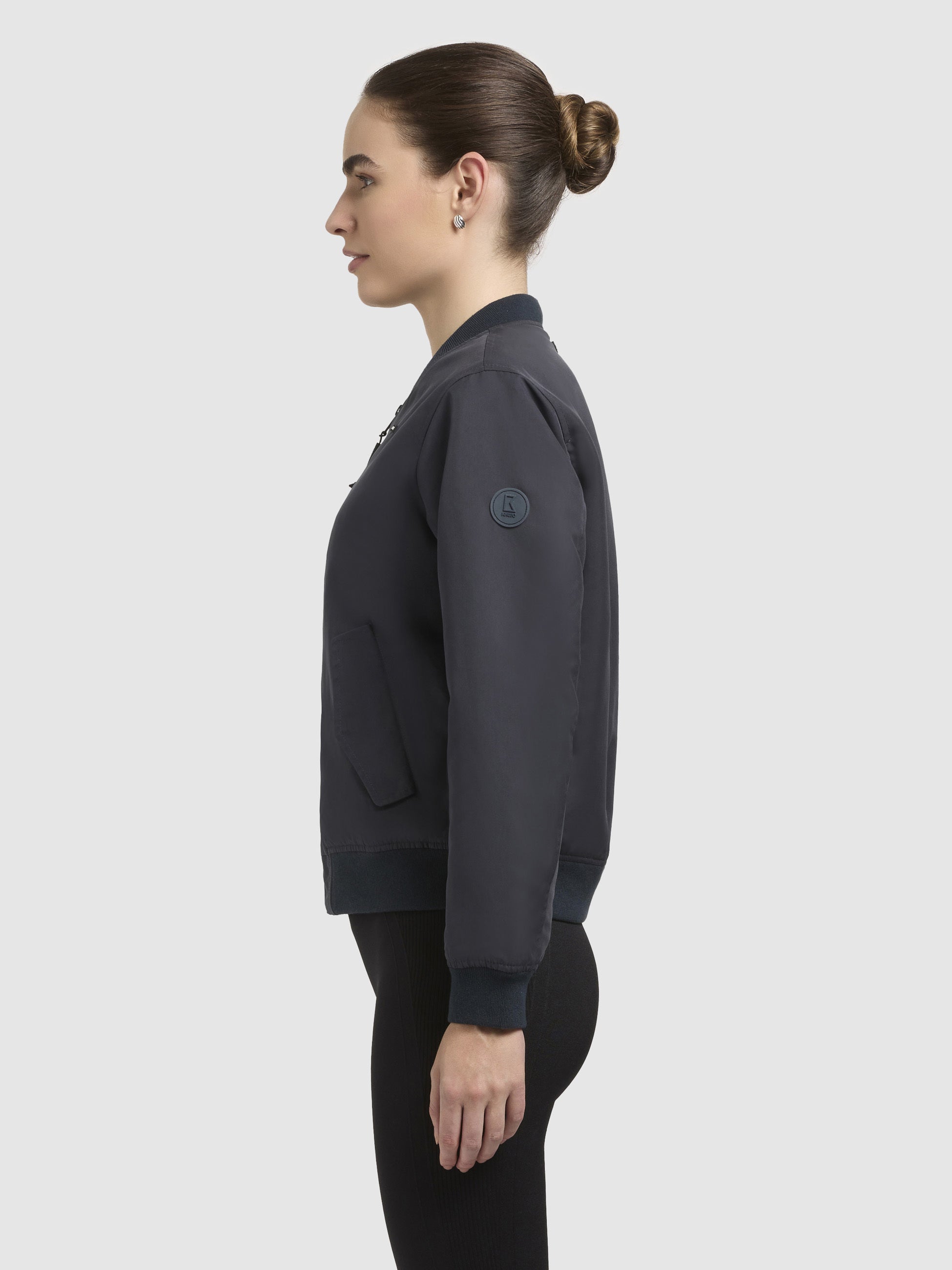 khujo-jacke-philo-dunkelblau-damen-bomberjacke-mit-steppfutter image 5