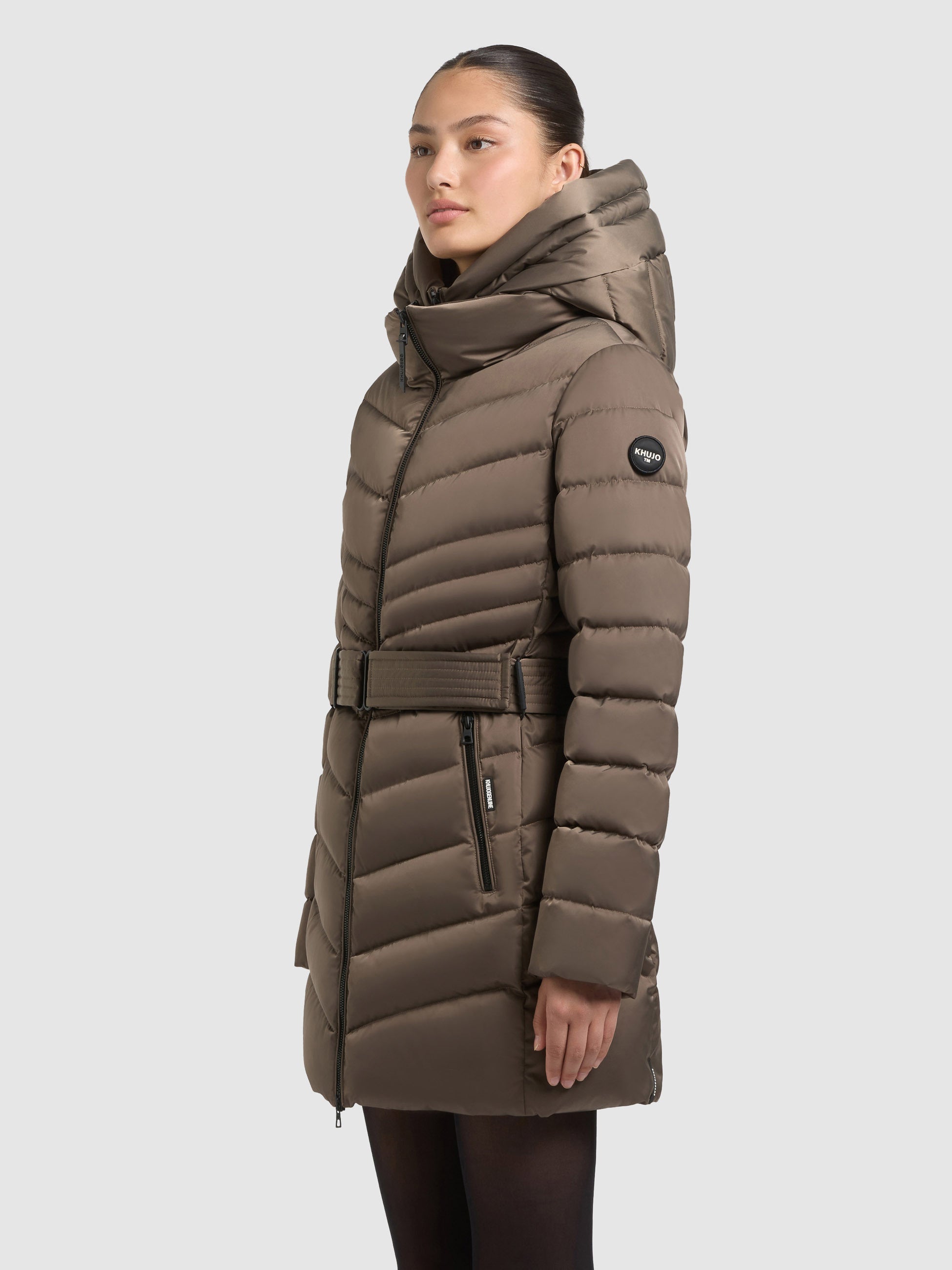 khujo-kina-damen-steppjacke-cane-brown image 5
