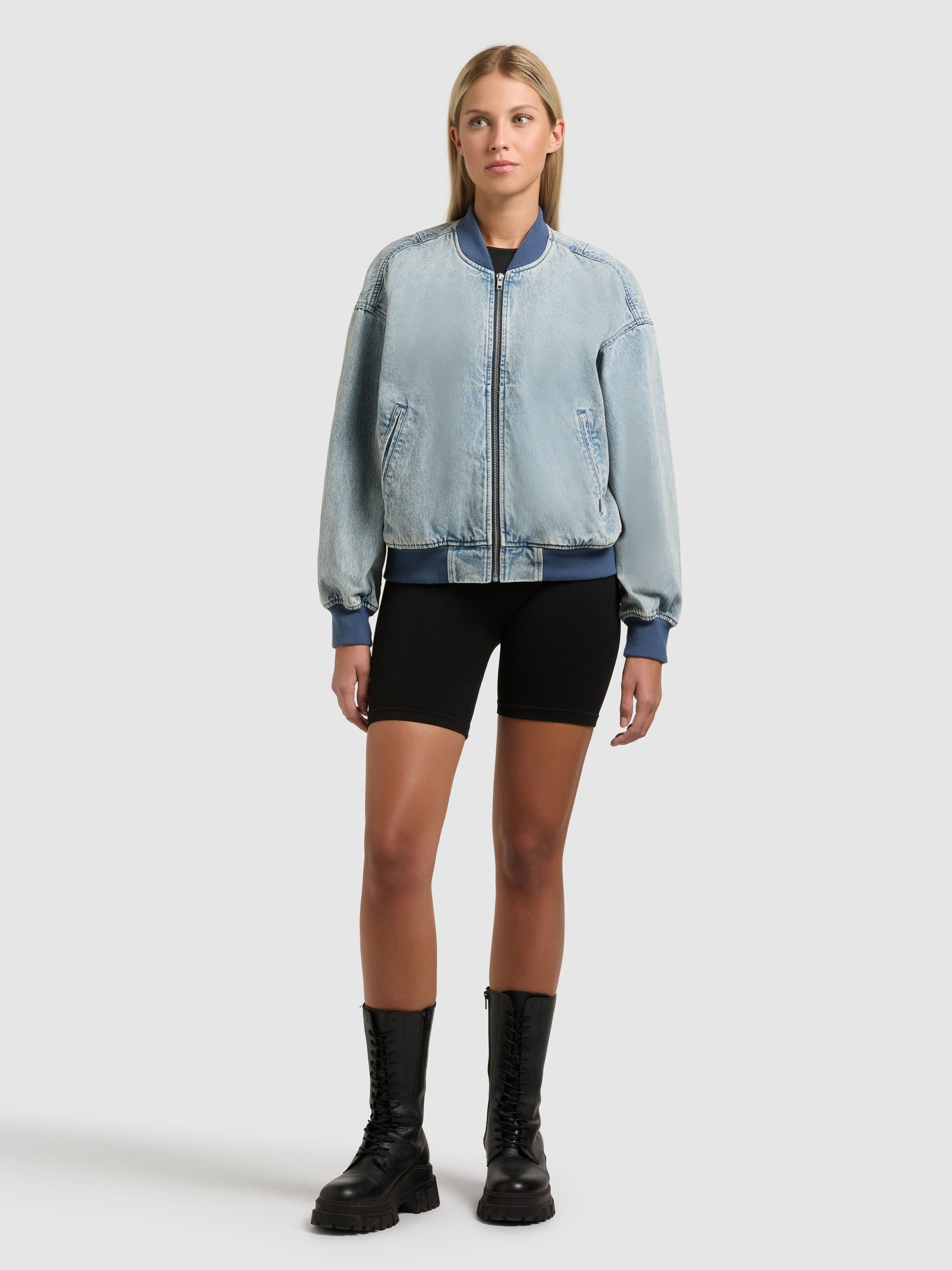 khujo-jacke-clara-light-blue-jeansjacke-blouson image 6