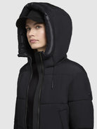 khujo-elida-damen-steppjacke-schwarz-loose-fit image 7