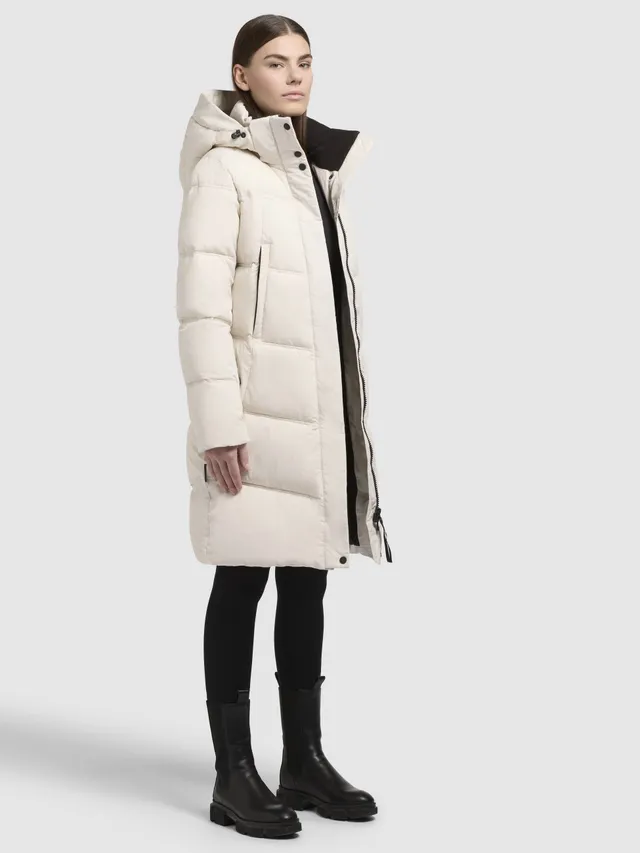khujo-mantel-graya-cremewei-wattierter-stepp-kurzmantel-regular-fit image 1