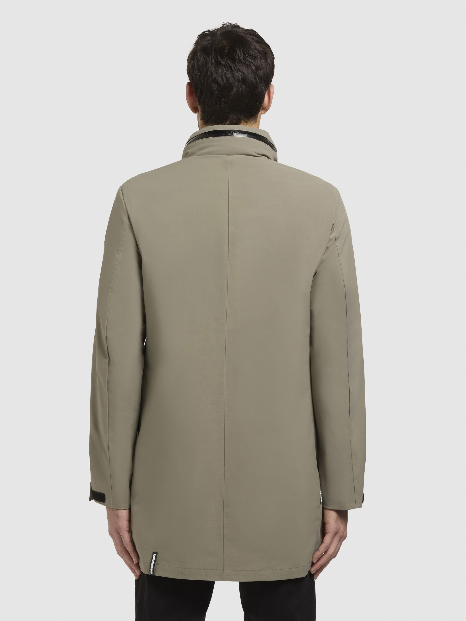 khujo-yimm-kurzmantel-graugr-n-sommerparka-regular-fit-mit-verstaubarer-kapuze image 3