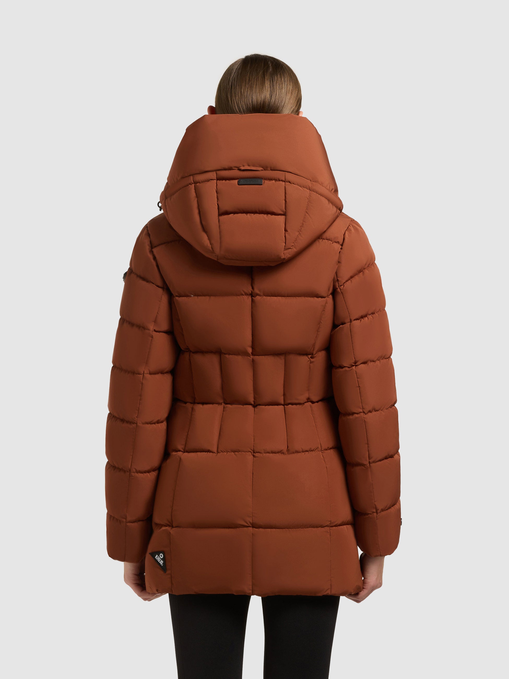 khujo-jacke-bric-russet-brown-damen-steppjacke-mit-einsatz image 3