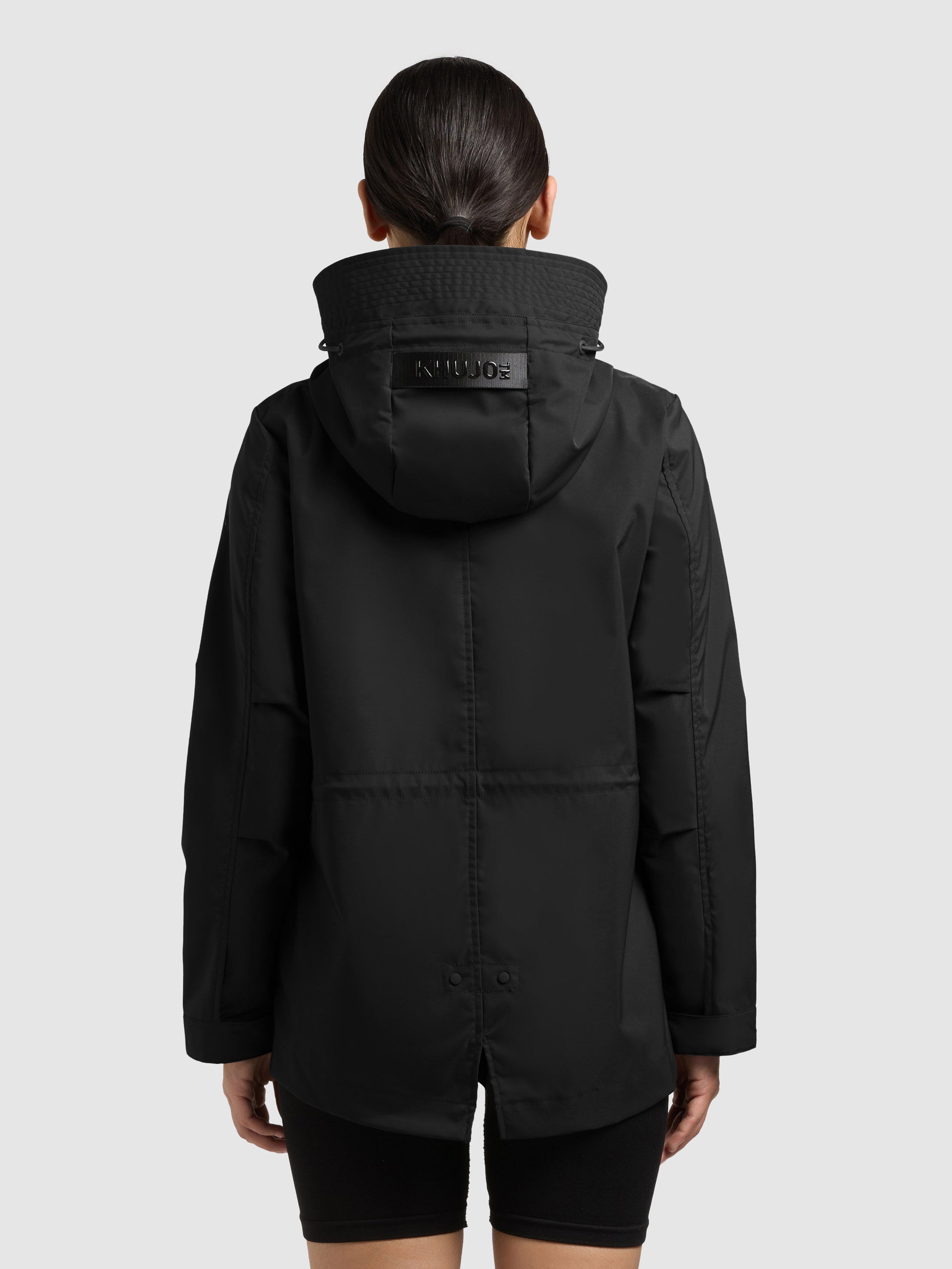khujo-jacke-sang2-black-regenjacke-mit-kapuze image 3