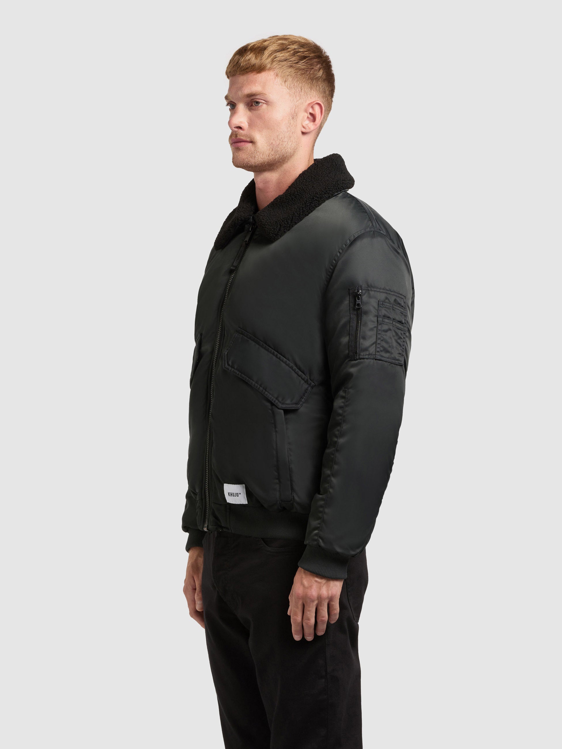 khujo-jacke-ground-bomberjacke-obrage-grey image 5