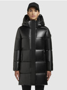khujo-haya-shiny-steppjacke-schwarz image 4
