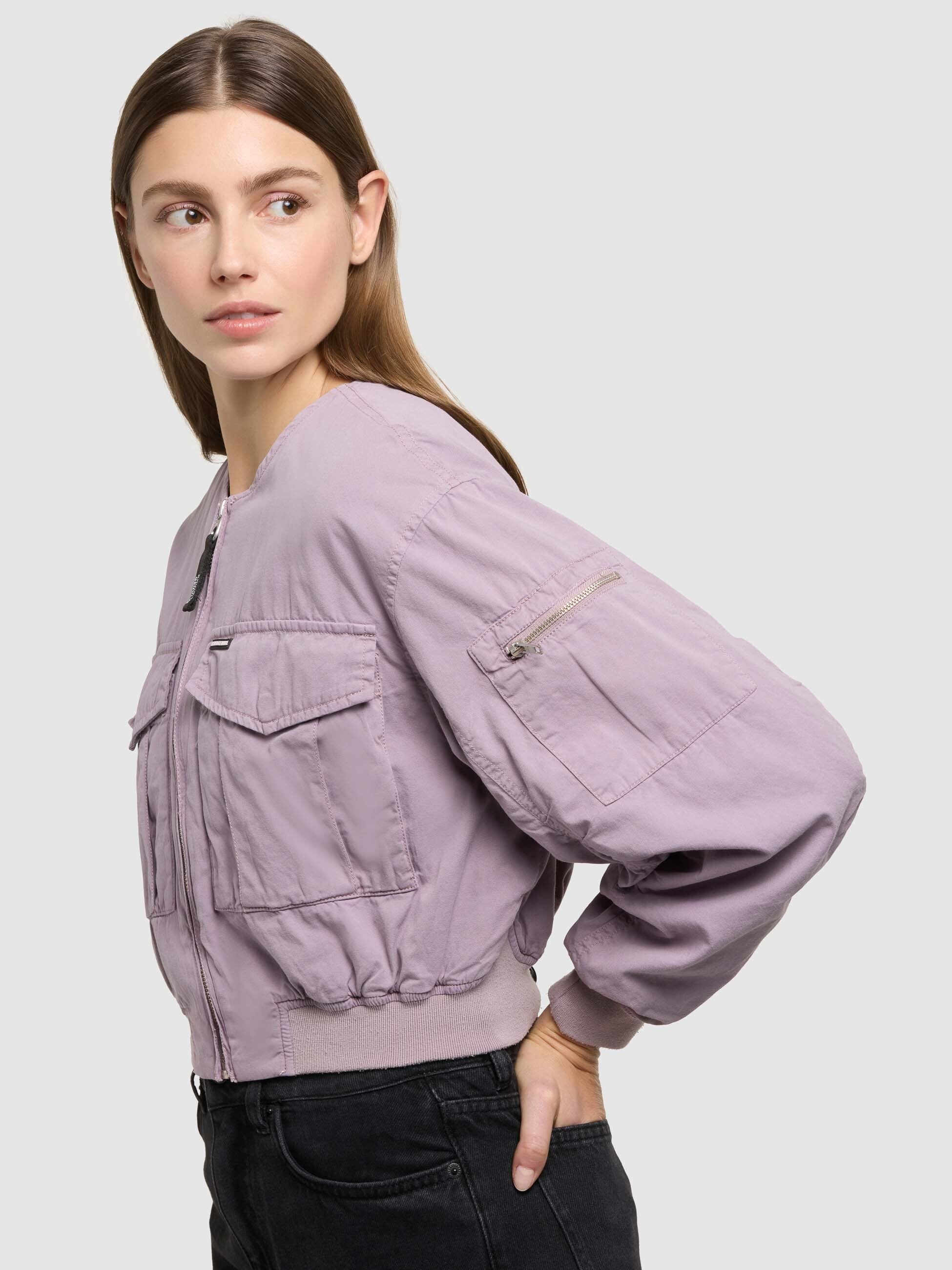 khujo-romy-damen-blousonjacke-violet image 7