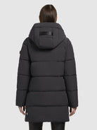 khujo-coat-lola-dark-gray-wattierter-damen-kurzmantel-regular-fit image 3