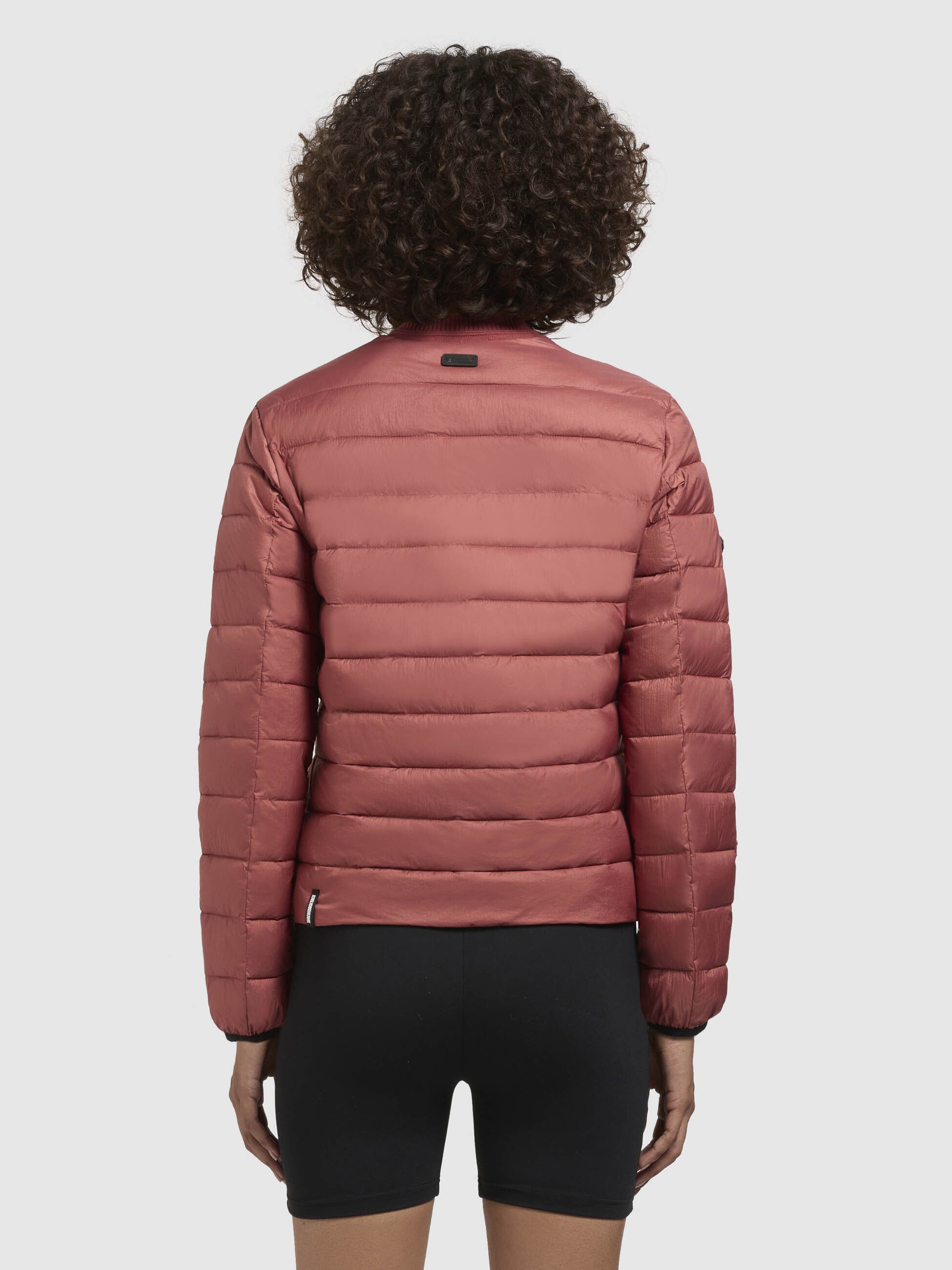 khujo-jacke-aude-rostrot-h-ftlange-damen-steppjacke-crinkle-optik image 3