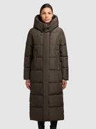 khujo-coat-soulani4-dark-green-steppmantel-wadenlang-damen image 4