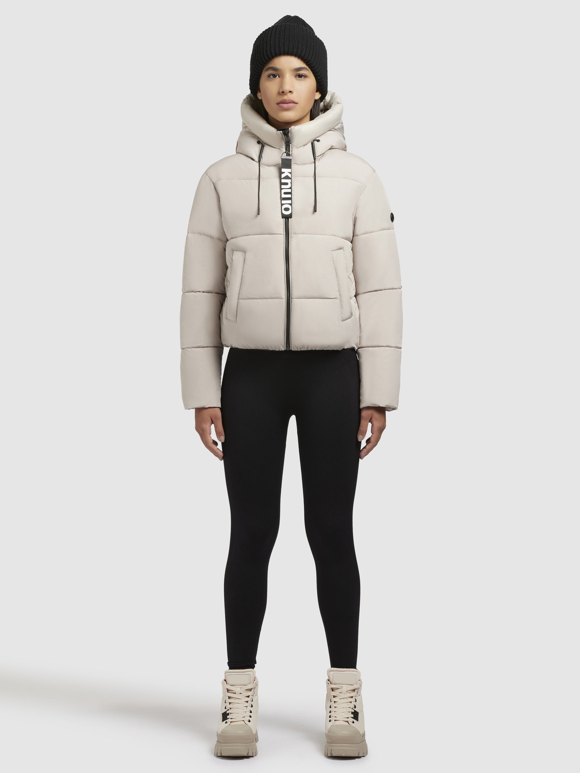khujo-elida-damen-steppjacke-hellbeige image 1