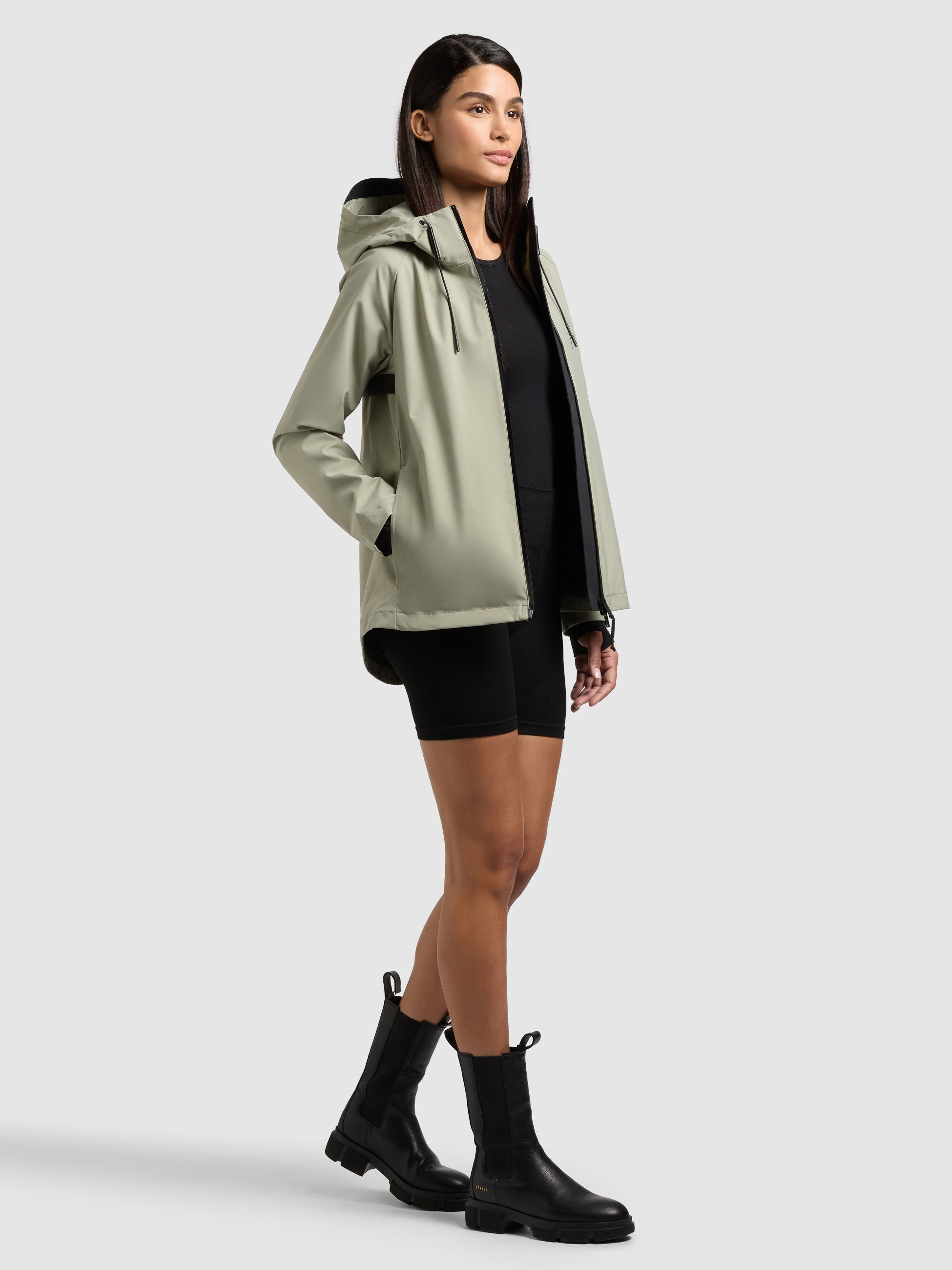 khujo-wrem-reet-green-damen-jacke-mit-kapuze-regenjacke-gr-n image 7
