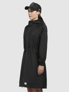 khujo-coat-tuuli-black-knielanger-windbreaker-mit-kapuze image 5