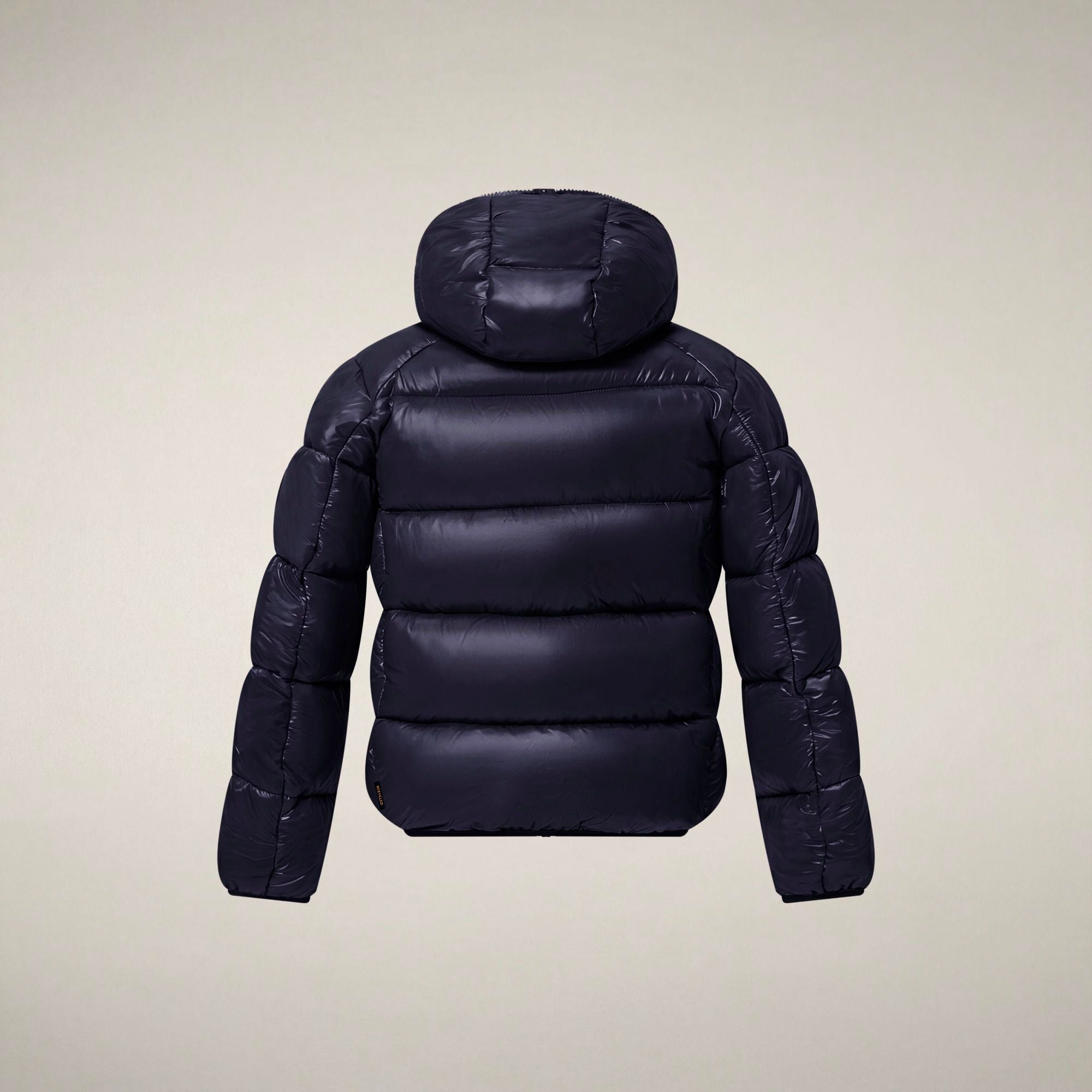 save-the-duck-artie-jungen-steppjacke-blau-schwarz-mit-kapuze image 2