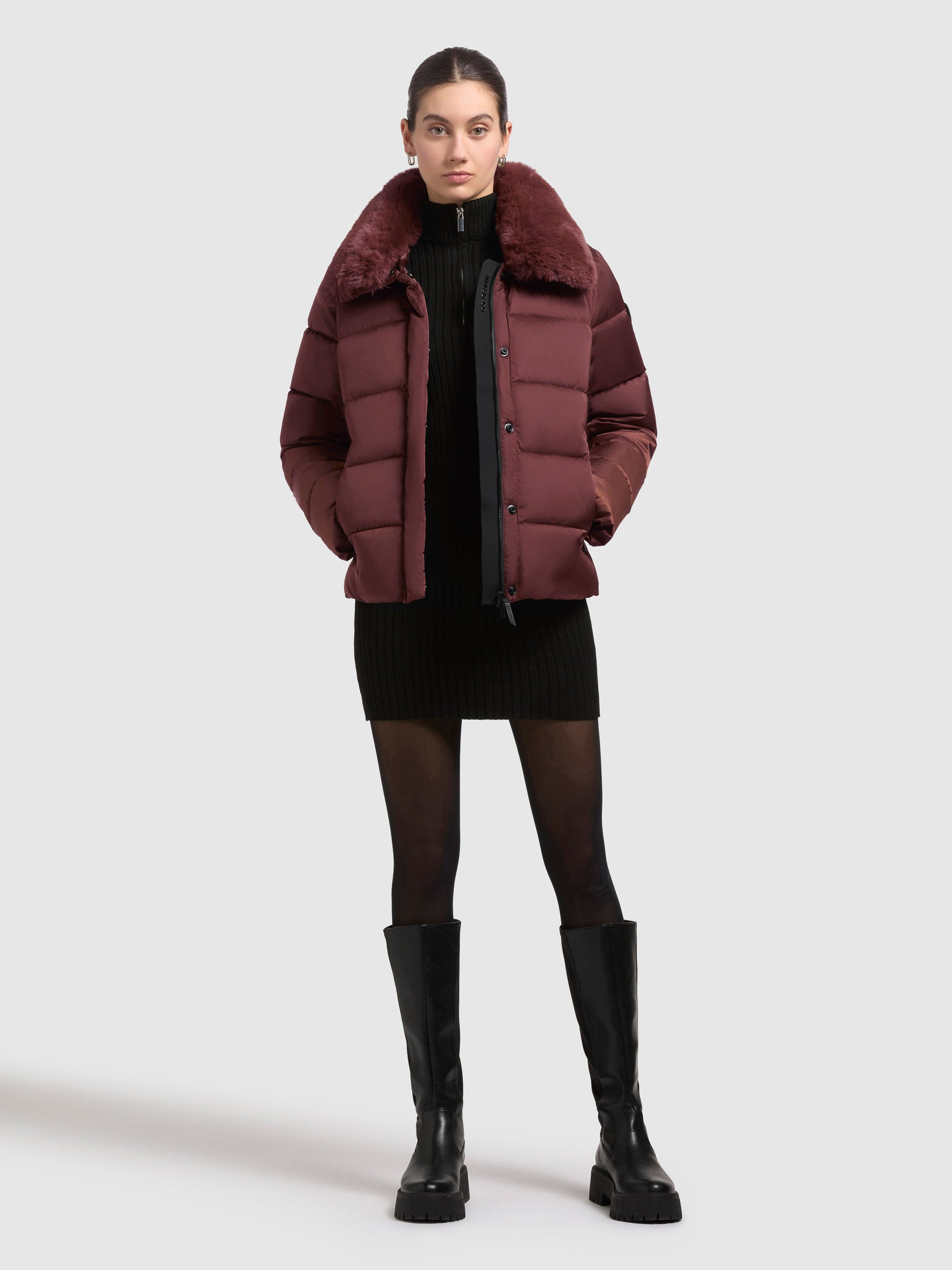 khujo-clia-damen-jacke-steppjacke-h-ftlang-moscato-red image 1