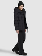 khujo-jacke-camea-black-steppjacke image 2