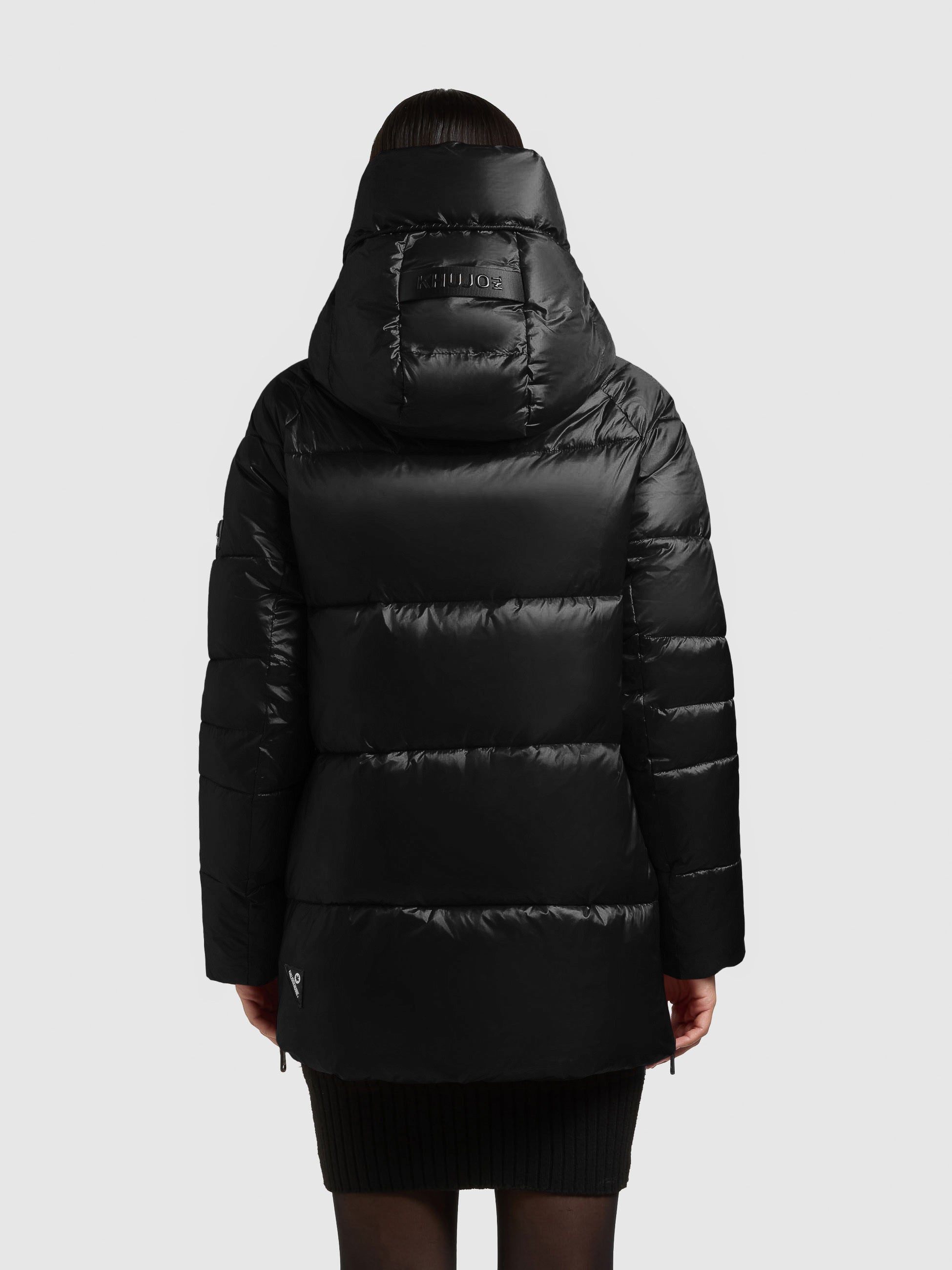 khujo-jacke-cara-black-gl-nzende-steppjacke-loose-fit image 3