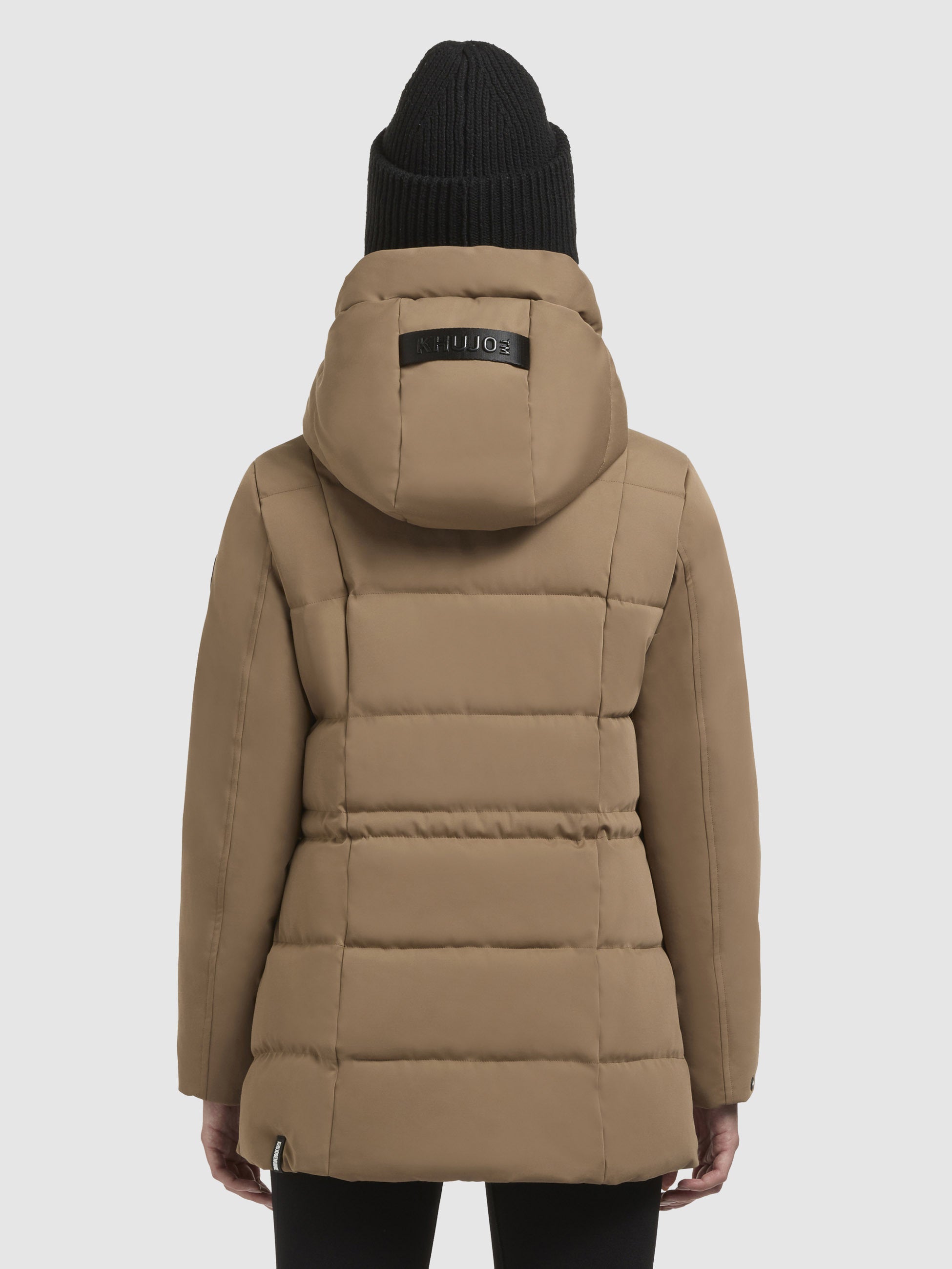 khujo-jacke-palla-hellbraun-winterjacke image 3