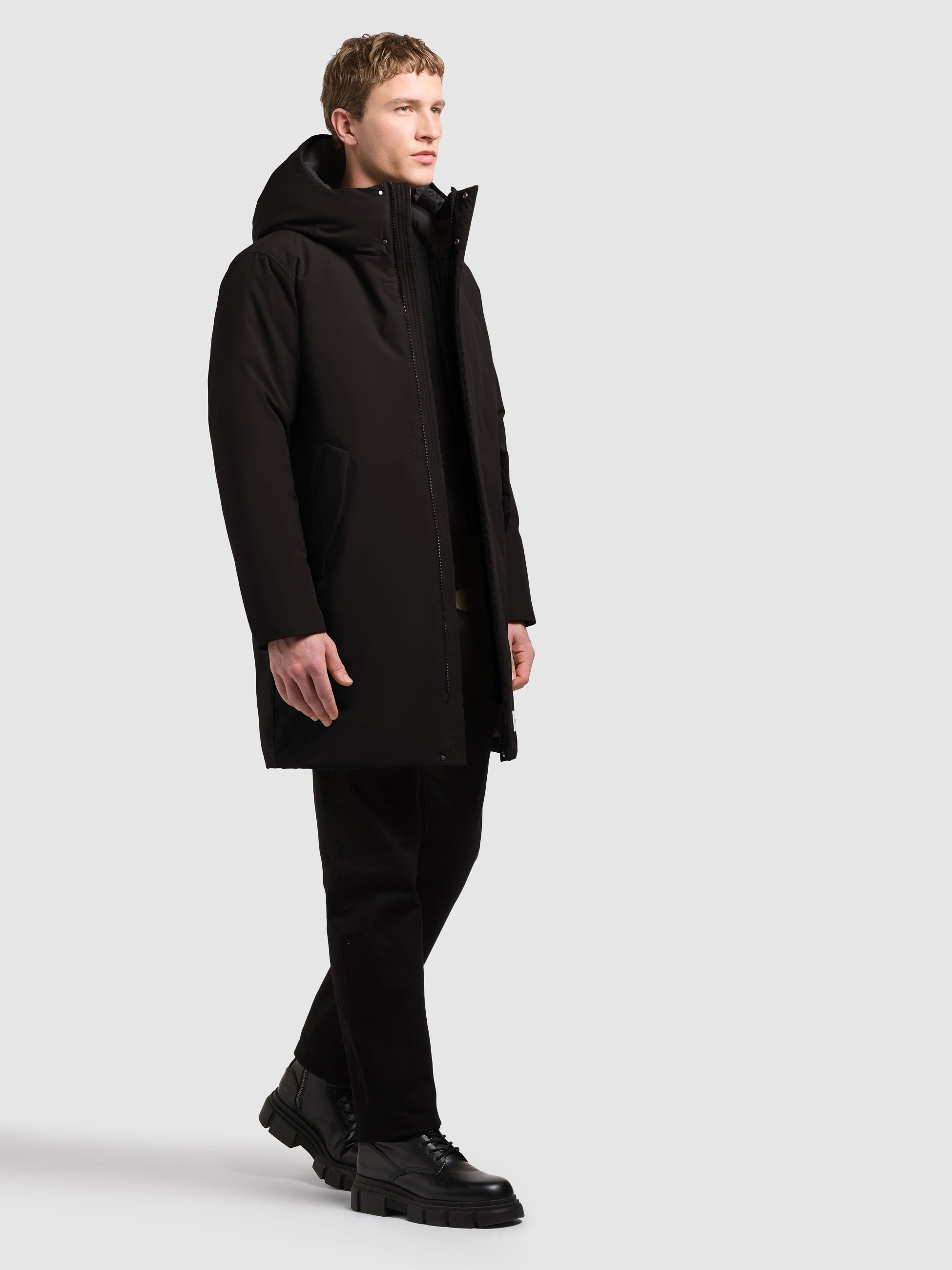 khujo-mantel-fogg2-black-damen-parka-im-regular-fit-mit-kapuze image 5