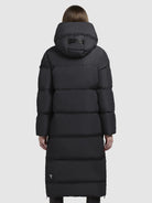 khujo-aroma-damen-mantel-wadenlang-steppmantel-schwarz-regular-fit image 3