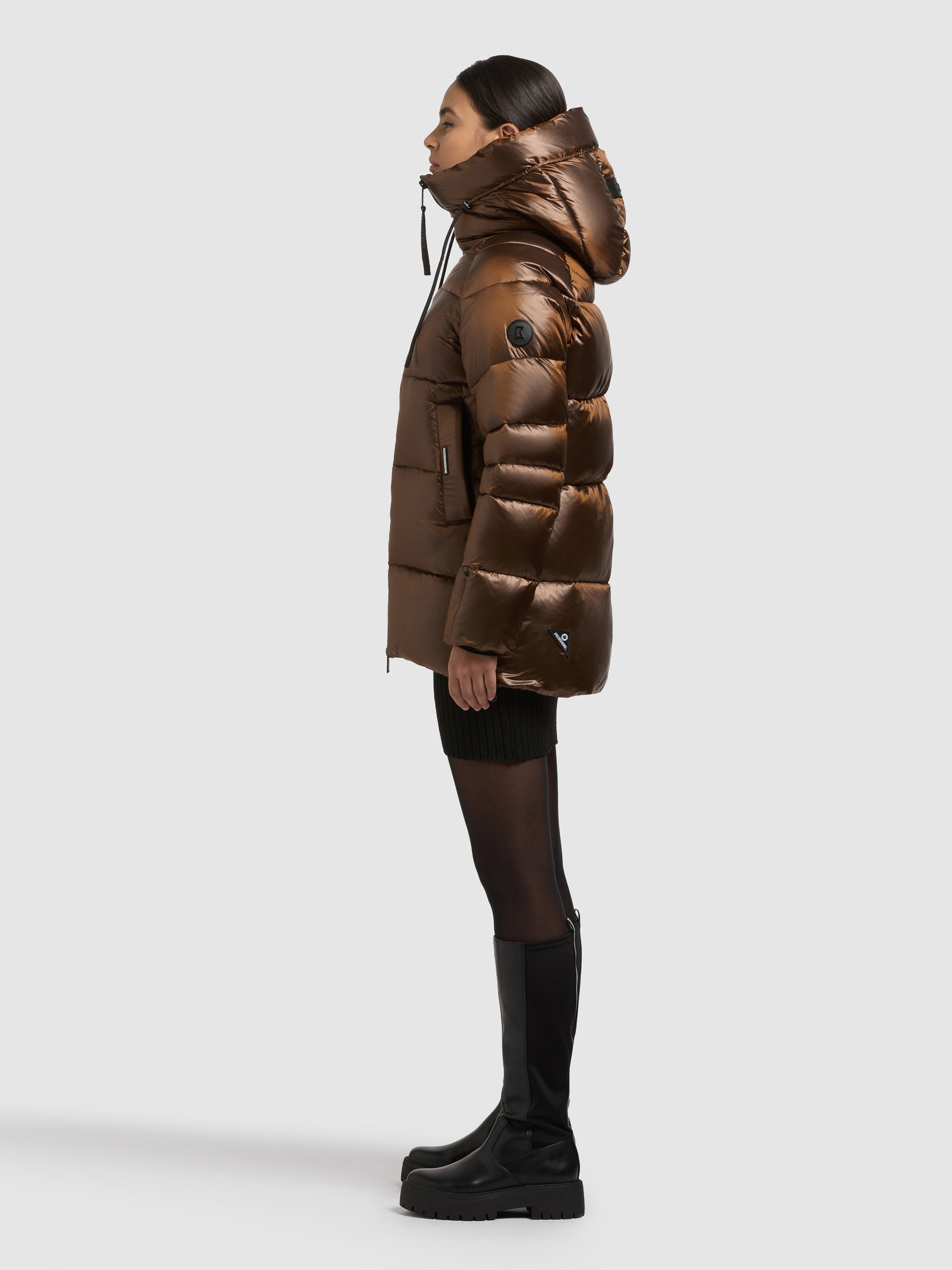 khujo-jacke-cara-copper-brown-gl-nzende-steppjacke-damen-h-ftlang image 2