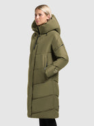 khujo-jange2-matt-damen-steppmantel-fern-green-loose-fit image 5
