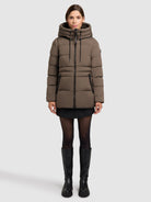 khujo-jacke-matla-damen-steppjacke-dull-green-slim-fit image 6