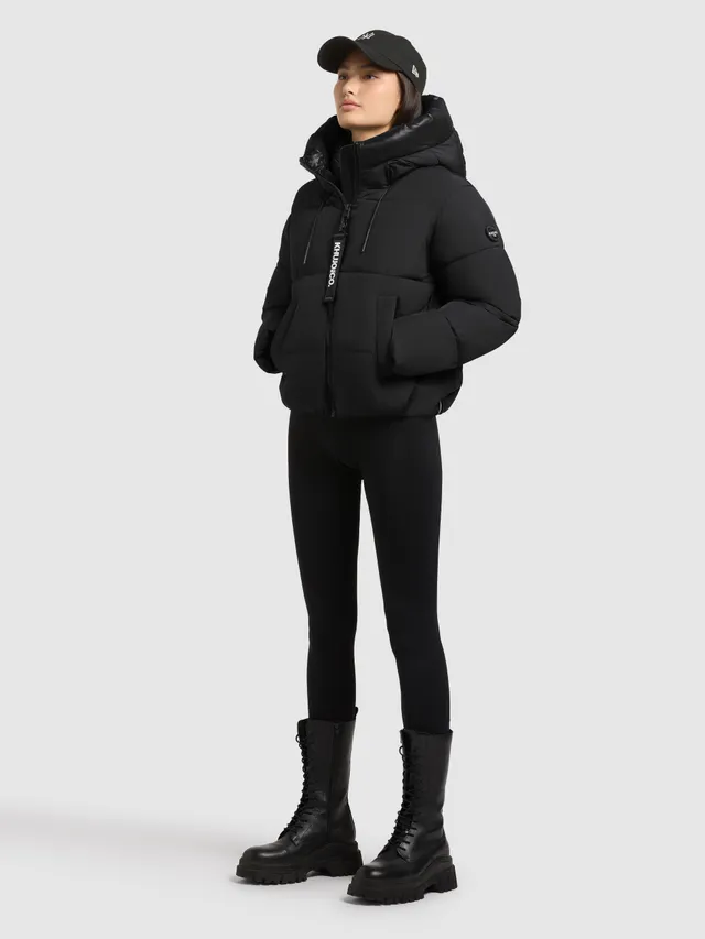 khujo-jacke-kali-black-damen-steppjacke-loose-fit image 1