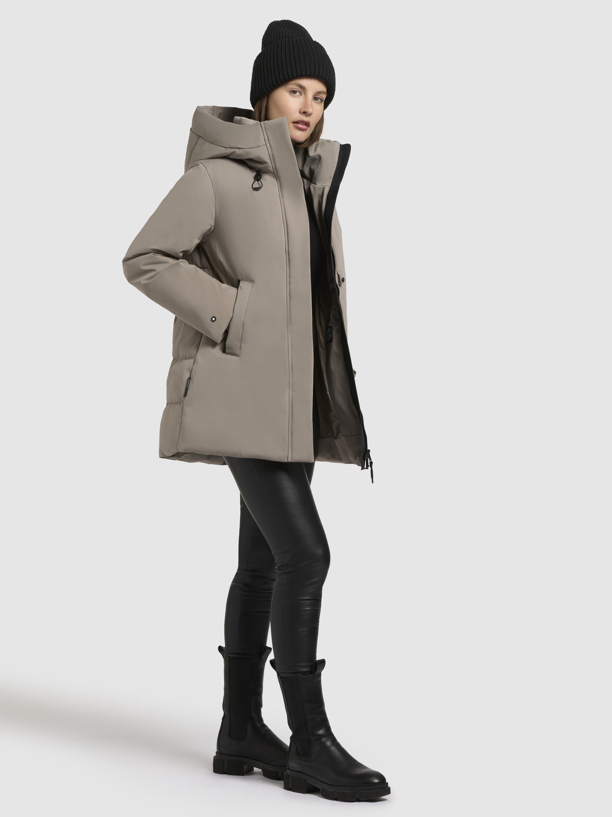 khujo-jacke-palla-graubeige-winterjacke-h-ftlang-f-r-damen image 1
