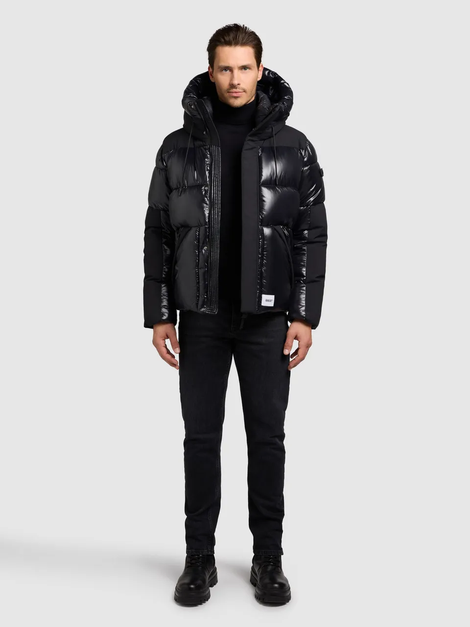 khujo-alst-jacke-black-gl-nzende-steppjacke-regular-fit-h-ftlang-mit-kapuze-f-r- image 1