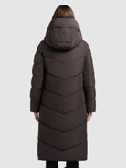 khujo-coat-trudie-moody-plum-wadenlanger-wattierter-steppmantel-damen image 3