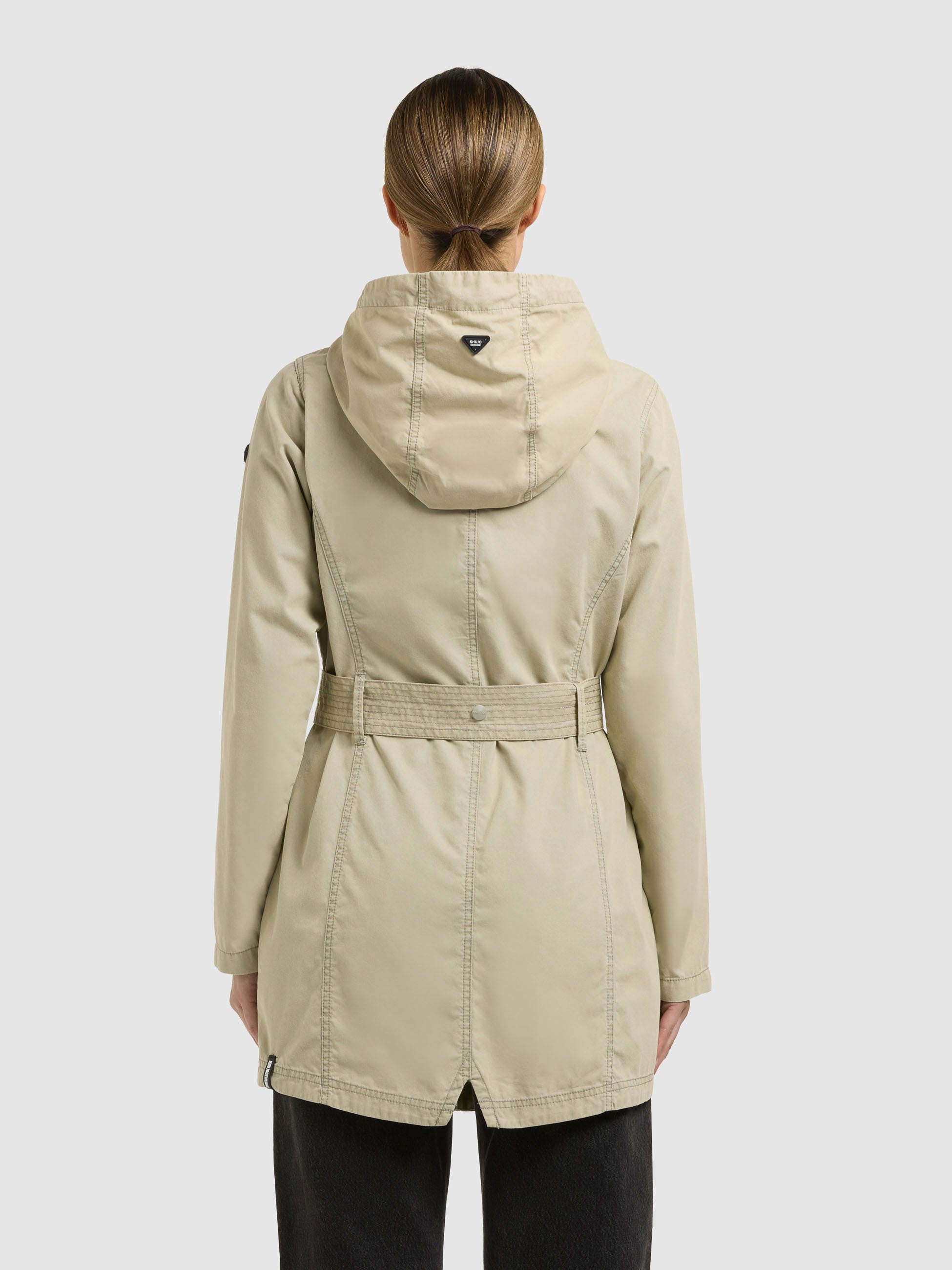 khujo-prea-damen-jacke-sommerparka-cloud-green image 3