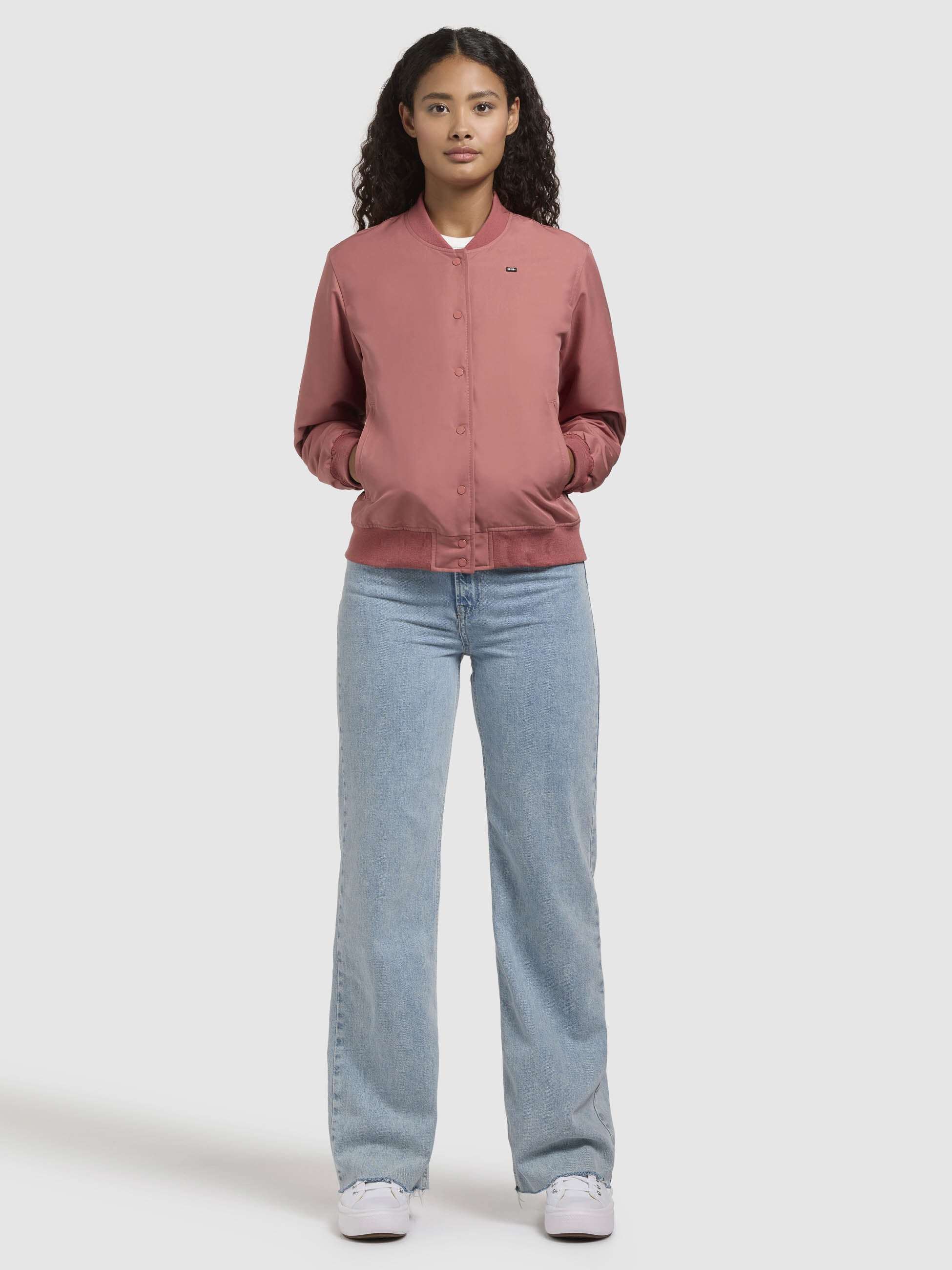 khujo-crystal-bomberjacke-rostrot-h-ftlange-college-jacke image 6