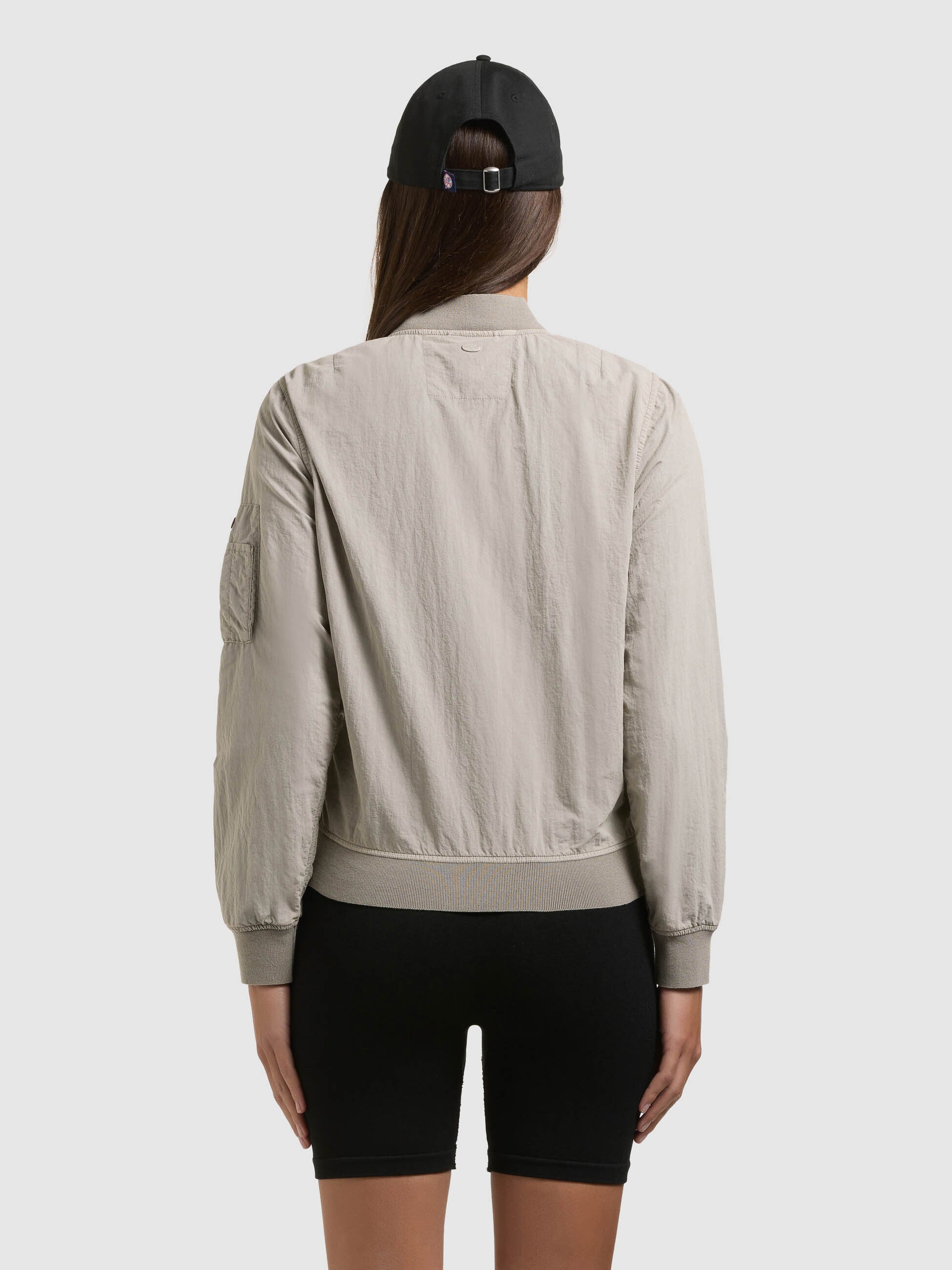 khujo-denz-bomberjacke-damen-bone-beige image 3